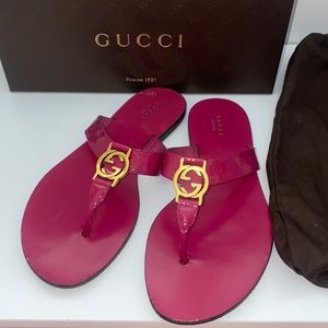 GUCCI sandals/flip flops, size EUR 38